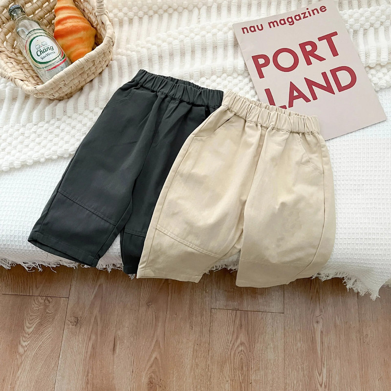 Sügis uued Beebi lahtised püksid Tugevad väikelapse poisid vabaaja püksid lapsed tüdrukud haaremi püksid puuvillased imikute riided