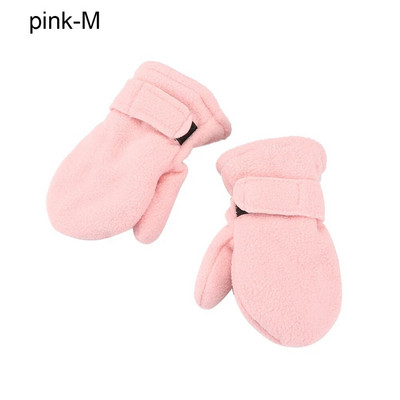 Χειμερινά παιδικά γάντια με επένδυση από φλις γάντια θερμαντικά χεριών για υπαίθρια πάχυνση Γάντια καραμέλας για 1-7 ετών Παιδιά αγόρι κορίτσι