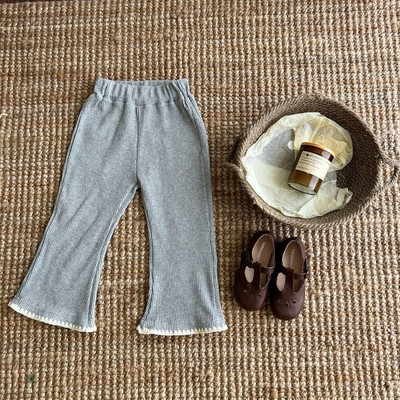 2023. aasta sügis, uued tüdrukute säärised, lapsed, venivad säärised, puuvillased, vabaaja püksid, tüdrukud, lasteriided