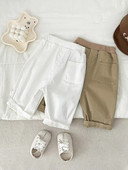 Rudens naujos kūdikių laisvos kelnės Tvirtas kūdikių mergaičių laisvalaikio kelnės berniukų haremo kelnės medvilniniai vaikiški drabužiai