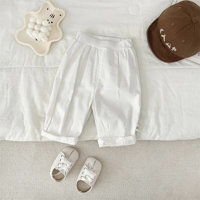 Rudens naujos kūdikių laisvos kelnės Tvirtas kūdikių mergaičių laisvalaikio kelnės berniukų haremo kelnės medvilniniai vaikiški drabužiai