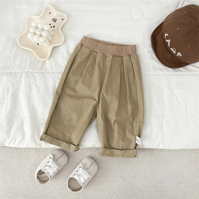 Rudens naujos kūdikių laisvos kelnės Tvirtas kūdikių mergaičių laisvalaikio kelnės berniukų haremo kelnės medvilniniai vaikiški drabužiai