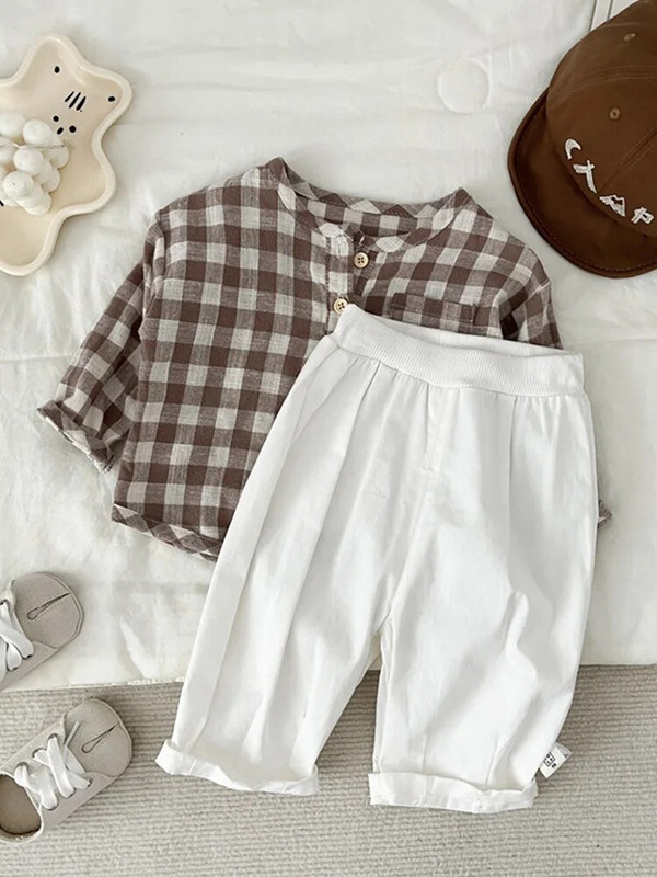Rudens naujos kūdikių laisvos kelnės Tvirtas kūdikių mergaičių laisvalaikio kelnės berniukų haremo kelnės medvilniniai vaikiški drabužiai