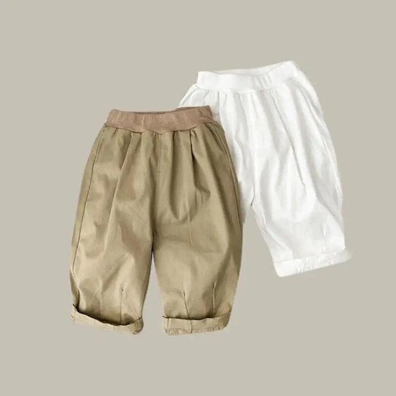 Rudens naujos kūdikių laisvos kelnės Tvirtas kūdikių mergaičių laisvalaikio kelnės berniukų haremo kelnės medvilniniai vaikiški drabužiai
