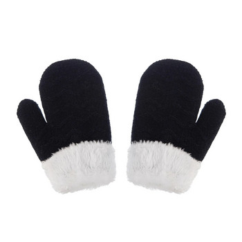 Χειμερινά μασίφ Πλεκτά Γάντια Fleece Παιδικά Γάντια Χειμερινά Γάντια Χιονιού Γάντια Νηπιού για Κορίτσια Ζεστά μωρά Αγόρια Παιδικά Γάντια Γάντια