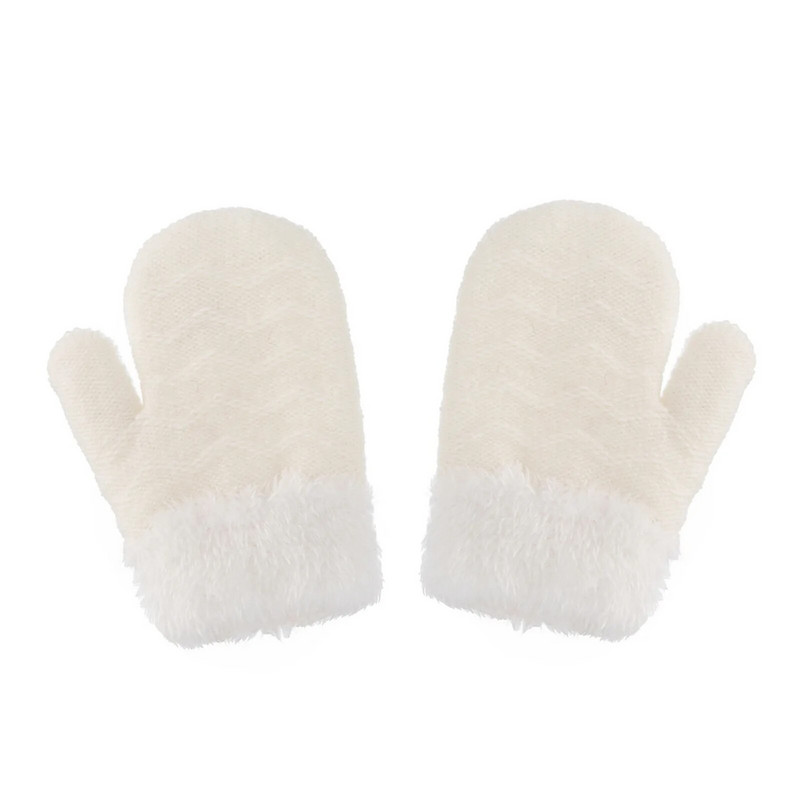 Χειμερινά μασίφ Πλεκτά Γάντια Fleece Παιδικά Γάντια Χειμερινά Γάντια Χιονιού Γάντια Νηπιού για Κορίτσια Ζεστά μωρά Αγόρια Παιδικά Γάντια Γάντια