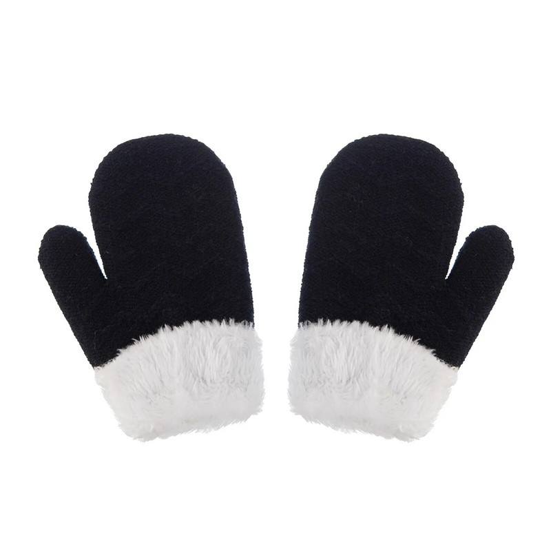 Χειμερινά μασίφ Πλεκτά Γάντια Fleece Παιδικά Γάντια Χειμερινά Γάντια Χιονιού Γάντια Νηπιού για Κορίτσια Ζεστά μωρά Αγόρια Παιδικά Γάντια Γάντια