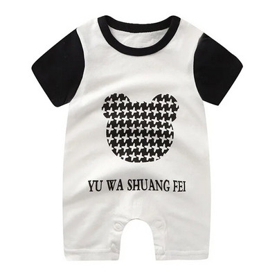 Vastsündinu riided suvised lühikeste varrukatega püksid Poistele Tüdrukutele Multikas Puuvillane Jumpsuit Väikelastele Õhuke Pajaodysuit vastsündinutele