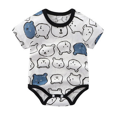 Vastsündinu riided suvised lühikeste varrukatega püksid Poistele Tüdrukutele Multikas Puuvillane Jumpsuit Väikelastele Õhuke Pajaodysuit vastsündinutele