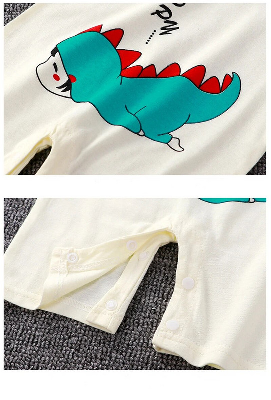 Vastsündinu riided suvised lühikeste varrukatega püksid Poistele Tüdrukutele Multikas Puuvillane Jumpsuit Väikelastele Õhuke Pajaodysuit vastsündinutele