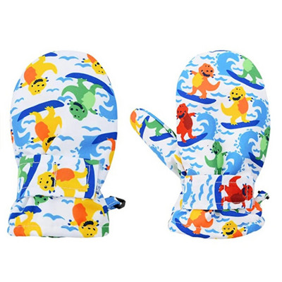 1 Pair Cartoon Winter Ski Gloves Toddler Snow Cartoon αδιάβροχα γάντια για παιδιά μωρά χειμωνιάτικα γάντια για κορίτσια αγόρια перчатки