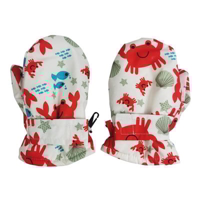 1 Pair Cartoon Winter Ski Gloves Toddler Snow Cartoon αδιάβροχα γάντια για παιδιά μωρά χειμωνιάτικα γάντια για κορίτσια αγόρια перчатки