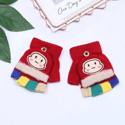 Παιδικά γάντια χειμωνιάτικα νέα 3-10 ετών Χαριτωμένα κινούμενα σχέδια μωρό αγόρια κορίτσια Γάντια με πλεχτά πλεκτά μαλλί Ζεστά παιδικά γάντια