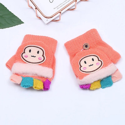 Παιδικά γάντια χειμωνιάτικα νέα 3-10 ετών Χαριτωμένα κινούμενα σχέδια μωρό αγόρια κορίτσια Γάντια με πλεχτά πλεκτά μαλλί Ζεστά παιδικά γάντια