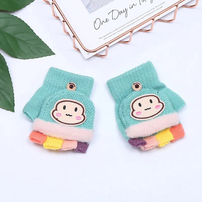 Παιδικά γάντια χειμωνιάτικα νέα 3-10 ετών Χαριτωμένα κινούμενα σχέδια μωρό αγόρια κορίτσια Γάντια με πλεχτά πλεκτά μαλλί Ζεστά παιδικά γάντια