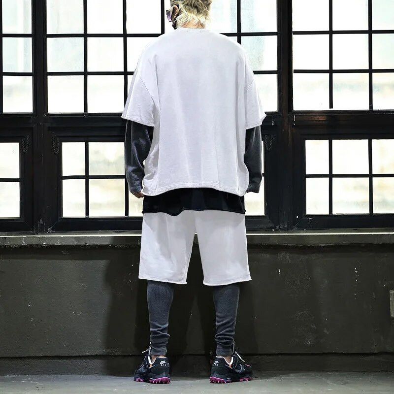 Suvised meherõivad, puuvillased lühikesed komplektid, O-kaelusega T-särk meestele, dressid, meeste jaoks, vabaaja spordikomplekt meeste rõivaste 2-osaline komplekt