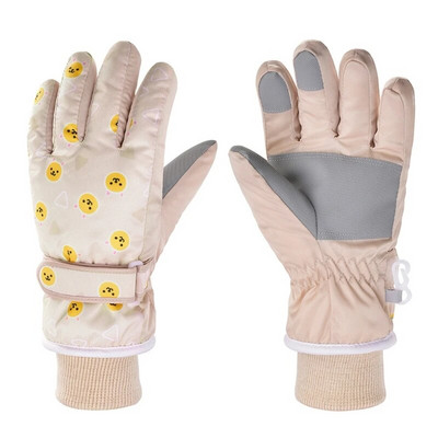 Lastele Tüdrukutele Poistele Veekindlad Soojad Kindad Talvised Professionaalsed Lumesuusad Lastele Tuulekindlad Lumelaua Termilised Libisemiskindlad Kindad