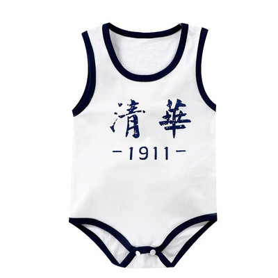 Haine pentru bebeluși Body pentru nou-născut Salopetă pentru sugari Băieți Fete Imprimare cu litere mâneci scurte Salopetă pentru copii mici 0 până la 12 luni