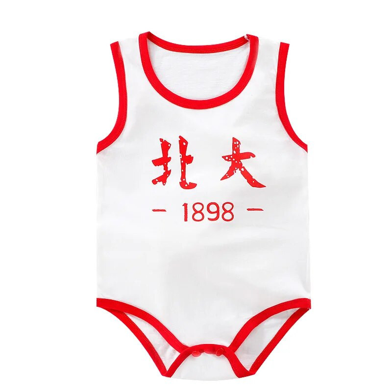 Haine pentru bebeluși Body pentru nou-născut Salopetă pentru sugari Băieți Fete Imprimare cu litere mâneci scurte Salopetă pentru copii mici 0 până la 12 luni