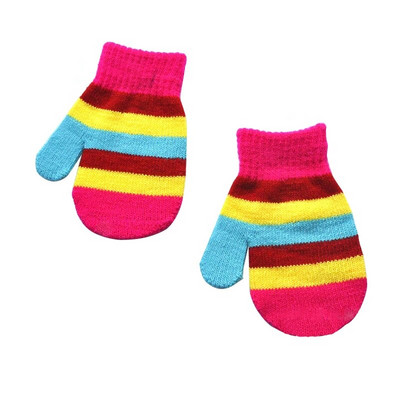 Warmom Toddler Magic Stretch Μαλακά πλεκτά γάντια μωρά αγόρια κορίτσια Χειμερινά γάντια μωρού Αξεσουάρ για νεογέννητα παιδικά γάντια για 1-4 ετών