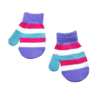Warmom Toddler Magic Stretch Μαλακά πλεκτά γάντια μωρά αγόρια κορίτσια Χειμερινά γάντια μωρού Αξεσουάρ για νεογέννητα παιδικά γάντια για 1-4 ετών