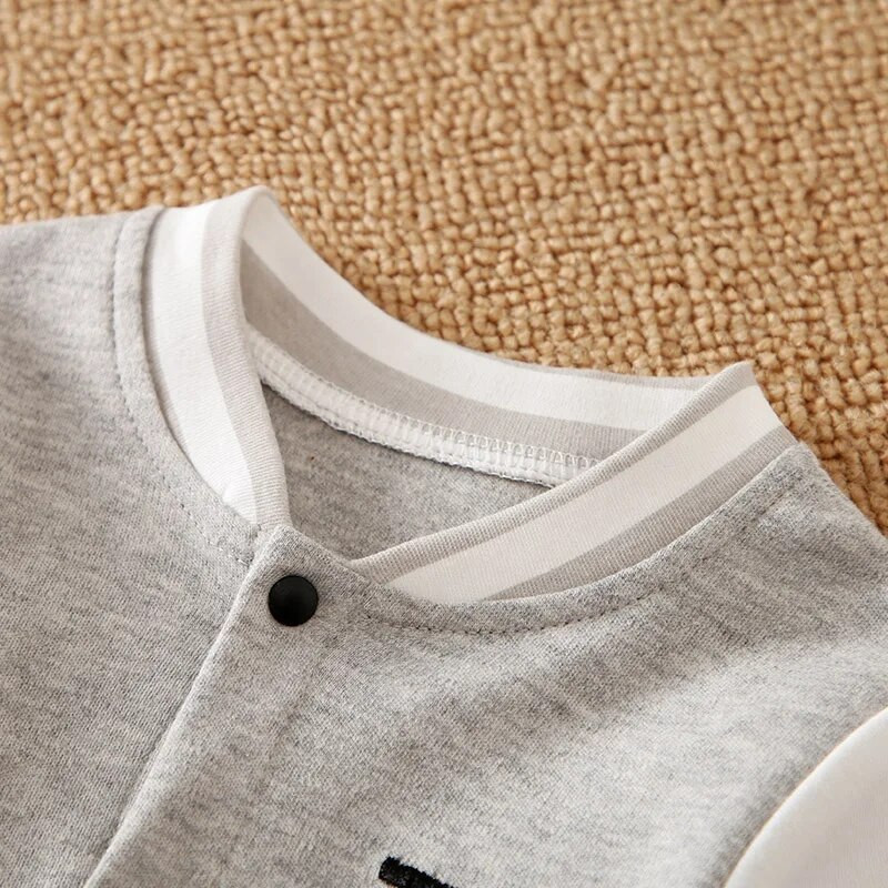 Άνοιξη και φθινόπωρο για αγόρια και κορίτσια, άνετο μακρυμάνικο μπλουζάκι μπέιζμπολ για κορίτσια