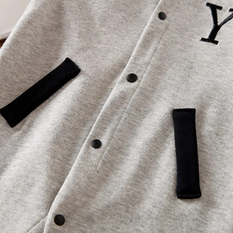 Άνοιξη και φθινόπωρο για αγόρια και κορίτσια, άνετο μακρυμάνικο μπλουζάκι μπέιζμπολ για κορίτσια