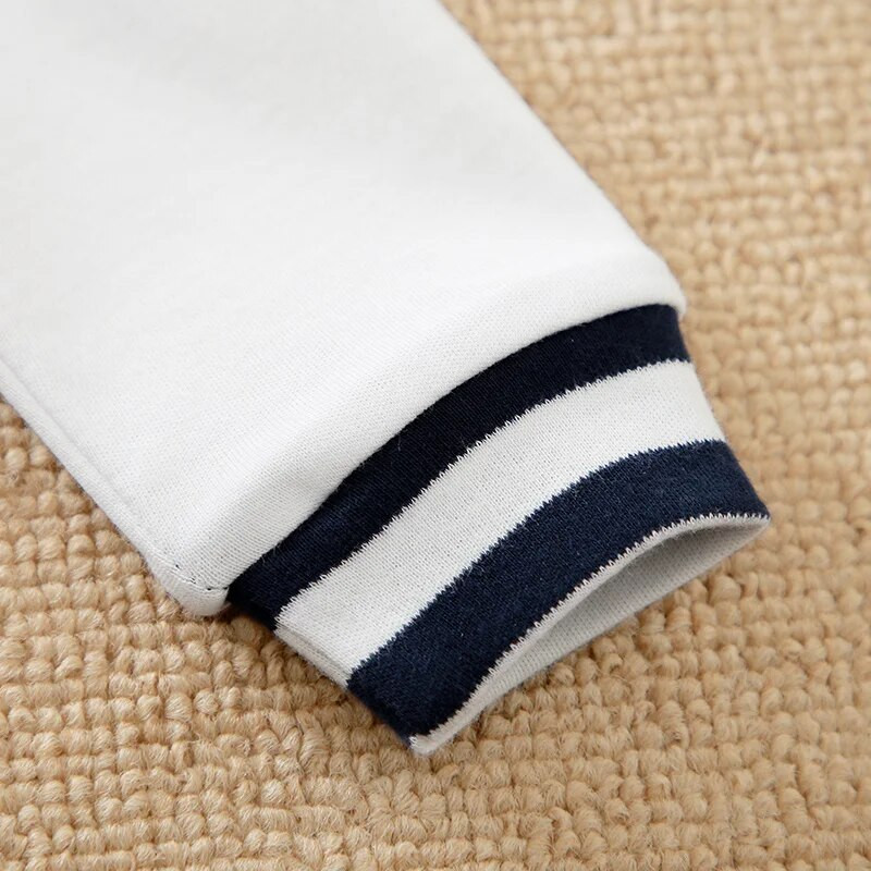 Άνοιξη και φθινόπωρο για αγόρια και κορίτσια σε στυλ μπέιζμπολ Όμορφο βαμβακερό άνετο μακρυμάνικο βρεφικό κορμάκι