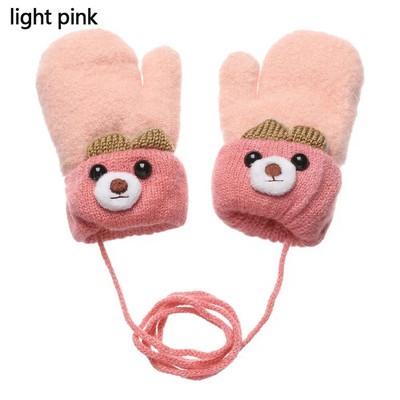 Iarna 0-3 ani Băieți Fete Bebeluși Nou-născut Copii Mănuși Mănuși tricotate Gros Călduț Drăguț Desen animat
