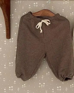 Toamna 2023, pantaloni largi pentru bebeluși, pantaloni casual, uni, pantaloni sport pentru copii mici, pantaloni harem din bumbac