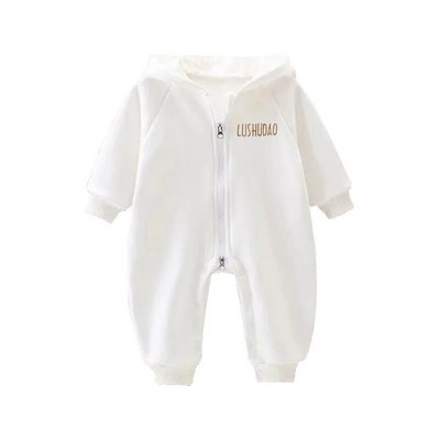 Karu Beebi Jumpsuits Kapuutsiga Laste Dressipüksid Sügisene Kevadine Väikelapse Poiss Tüdruku Riietus Imiku Onesie Vastsündinu riided