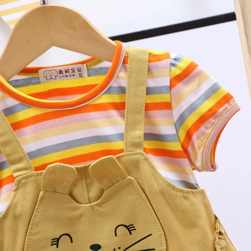 DIIMUU Copii Fete Îmbrăcăminte de modă Fată Rochii de primăvară Cute Fly fără mâneci Rochie pentru copii 1-3 ani