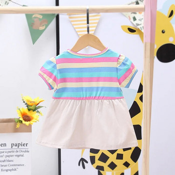 DIIMUU 1PC 1-2 Years Baby Girl Dress Dress Kids Girl Tops Dress Детски летни дрехи Рокли за малки момичета