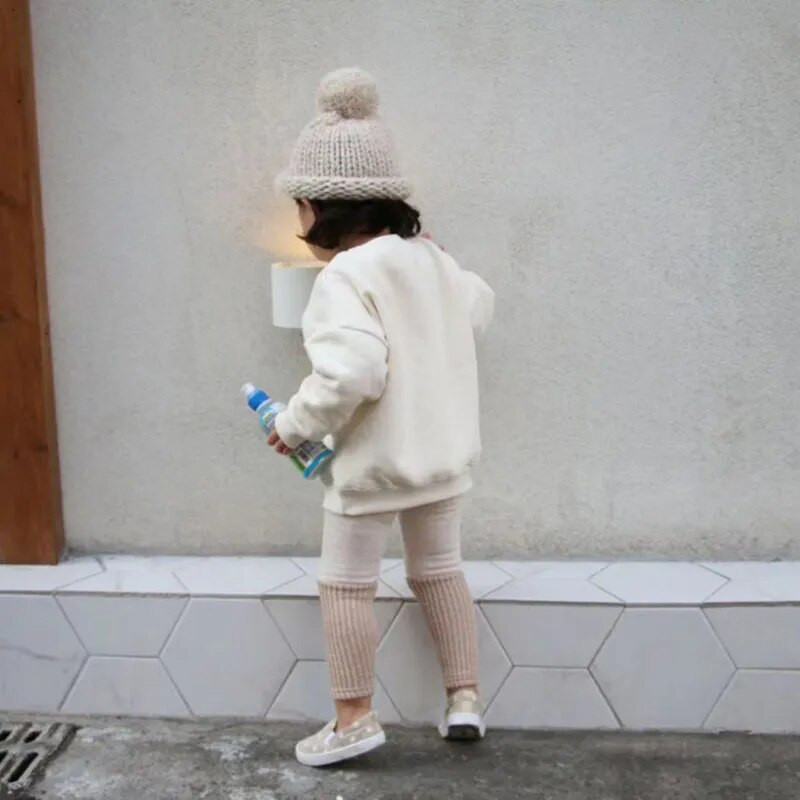 Νεογέννητο βρεφικό παντελόνι 0-3 ετών Κορίτσια ελαστικό συνονθύλευμα μέσης κολάν βαμβακερό μακρύ παντελόνι νήπιο Παιδικό φθινοπωρινό καλσόν Ρούχα