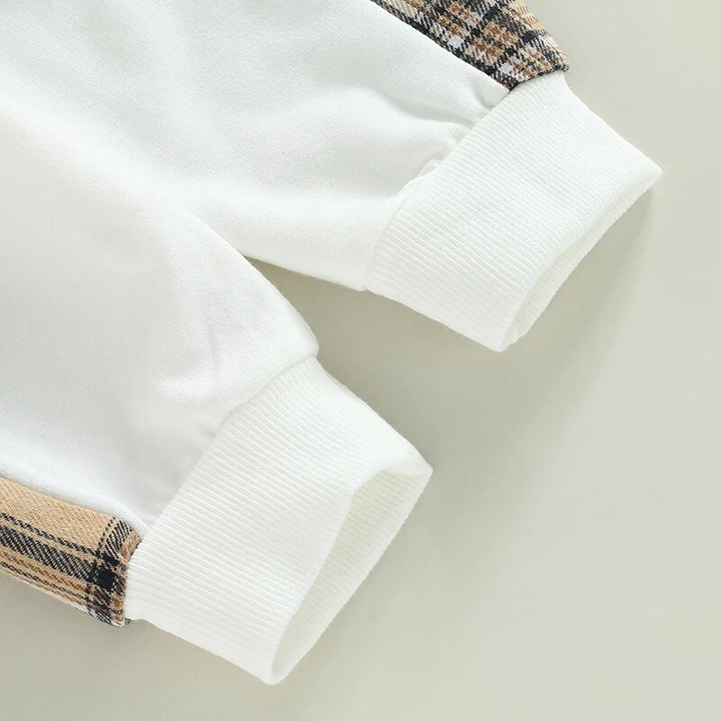 0-24M Beebid Tüdrukud Sügisriided Vastsündinu väikelapse pikkade varrukatega ruuduline karu mustriga topid Dressipüksid püksid varustus dressid