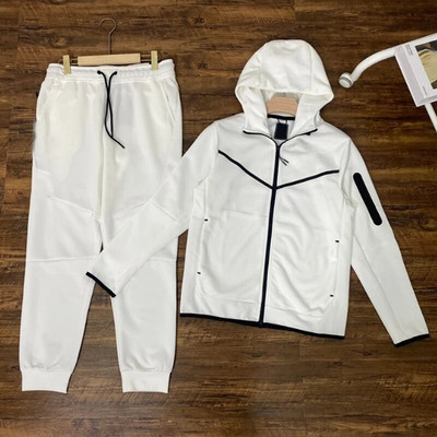 Trening de designer tech pentru bărbați, jachete cu fermoar și pantaloni sport, seturi pentru femei