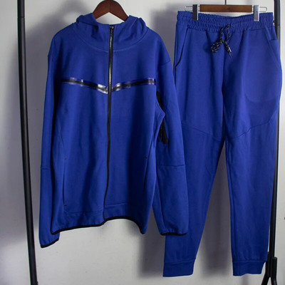 Trening de designer tech pentru bărbați, jachete cu fermoar și pantaloni sport, seturi pentru femei