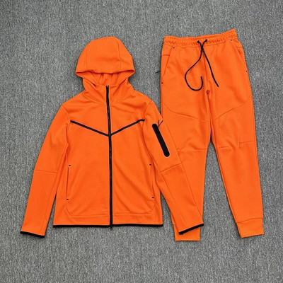 Trening de designer tech pentru bărbați, jachete cu fermoar și pantaloni sport, seturi pentru femei