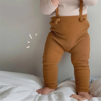 5 culori pantaloni pentru bebeluși din bumbac cu bretele lungimi reglabile pentru copii, băieți, fete, pantaloni pentru copii, haine pentru copii mici, îmbrăcăminte pentru fete