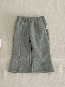 Бебешки кльощави панталони с еластична талия Лято Есен 0-2 години Момичета Едноцветни еластични панталони Прохождащо момче Черни панталони Бебешко облекло