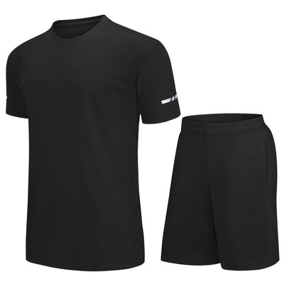 2022. aasta suvi uue disainiga meeste spordikomplekt hingavast kangast, elastsest pehmest õues kasutatavast spordirõivast