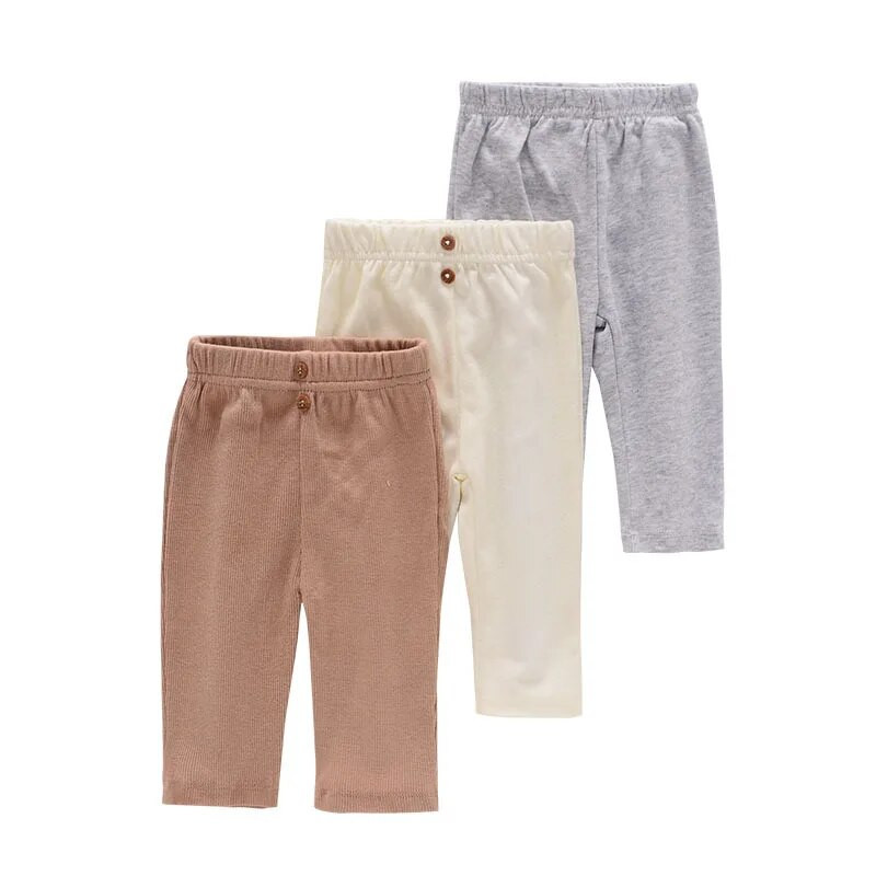 3/4 tk Neutraalsed beebipüksid 0–24 kuu vanusele poisile, tüdrukule, väikelapsele, pidžaamapüksid, puuvillased vastsündinu riided, allääred väikelaste elastsed püksid