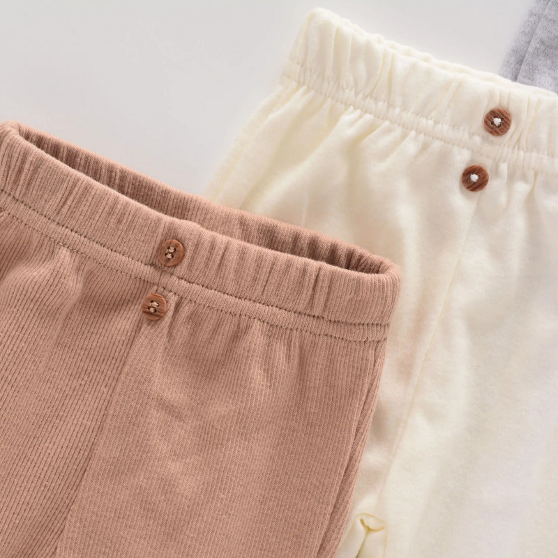 3/4 tk Neutraalsed beebipüksid 0–24 kuu vanusele poisile, tüdrukule, väikelapsele, pidžaamapüksid, puuvillased vastsündinu riided, allääred väikelaste elastsed püksid