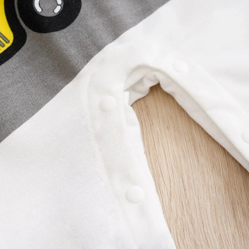 Άνοιξη και φθινόπωρο για αγόρια και κορίτσια Όμορφο τύπωμα αυτοκινήτου Άνετο μωρό μακρυμάνικο casual φορμάκι