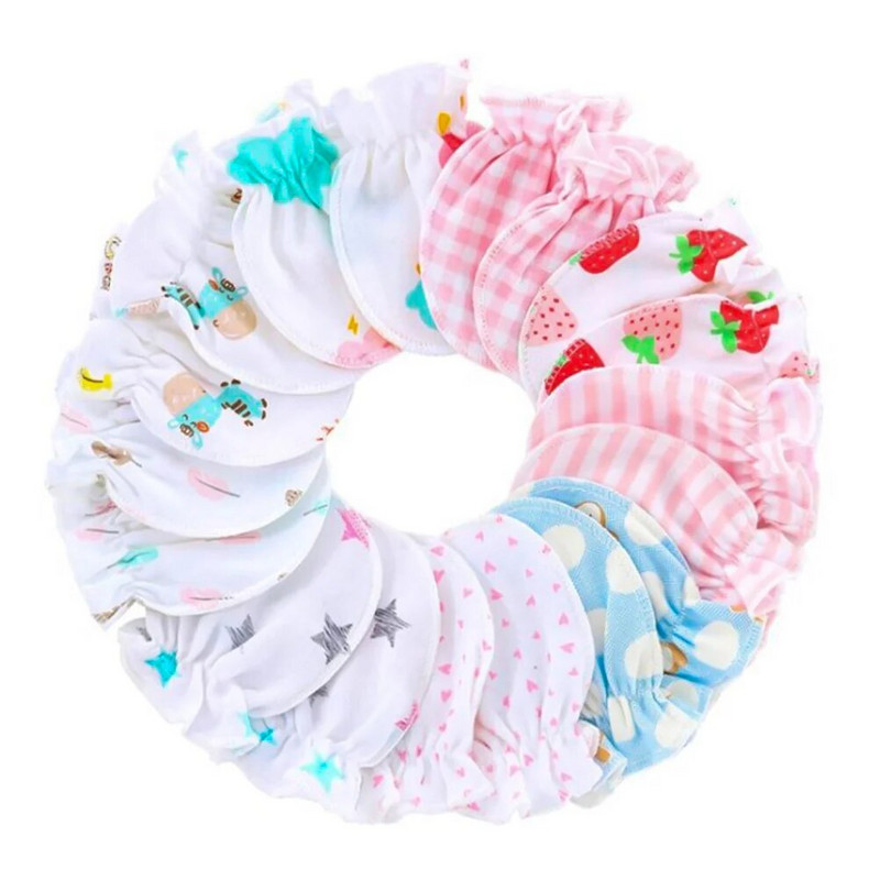 8 τμχ Γάντια Νεογέννητα Βαμβακερά Προμήθειες Χωρίς γρατσουνιές Βρεφικά Γάντια Χεριών Αντιχαρακτηριστικά Βρεφικά Προστατευτικά Παιδιά Παιδί