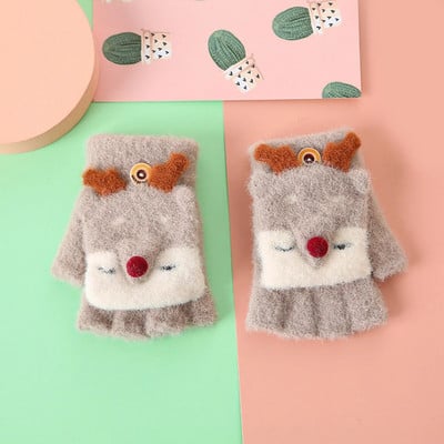 Zimske rukavice s crtanim filmovima Mala djeca Dječaci Djevojčice Meke tople vunene rukavice Božićne dječje termo pletene rukavice dječje rukavice