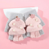 Talvekindad Mood Laps Lapsed Poisid Tüdrukud Pehmed soojad Villased Kindad Laste Jõulud Termokindad рукавиці дитячі зимові