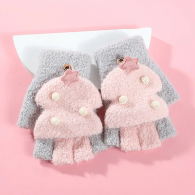 Talvekindad Mood Laps Lapsed Poisid Tüdrukud Pehmed soojad Villased Kindad Laste Jõulud Termokindad рукавиці дитячі зимові