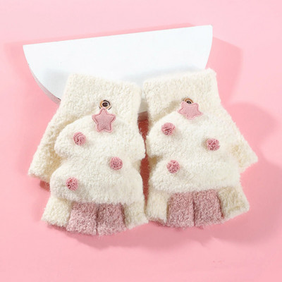 Talvekindad Mood Laps Lapsed Poisid Tüdrukud Pehmed soojad Villased Kindad Laste Jõulud Termokindad рукавиці дитячі зимові