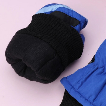 Външни топли ски ръкавици за деца Водоустойчиви ветроустойчиви с неплъзгаща се кожа